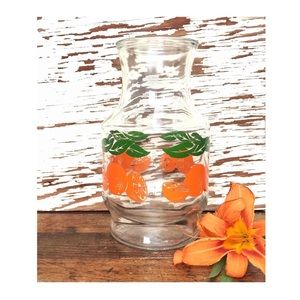 Vintage Orange Juice Pitcher/ Carafe